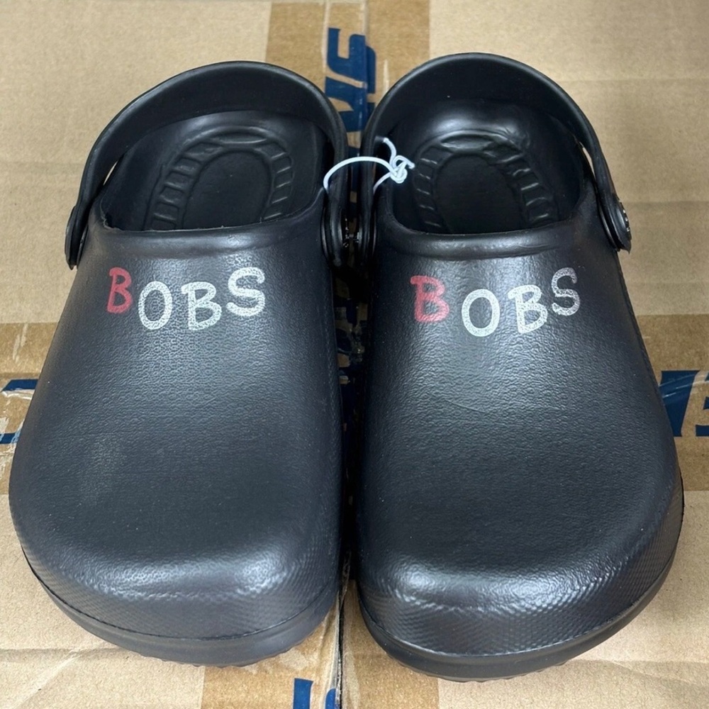 Kids Skechers Bobs Clog Style Slip-On Shoe Size 1.5 Unisex Brand New